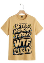WTF Quote Graphic Oversized T-Shirt for Men | 100% Cotton | 220 GSM | Tee Firm