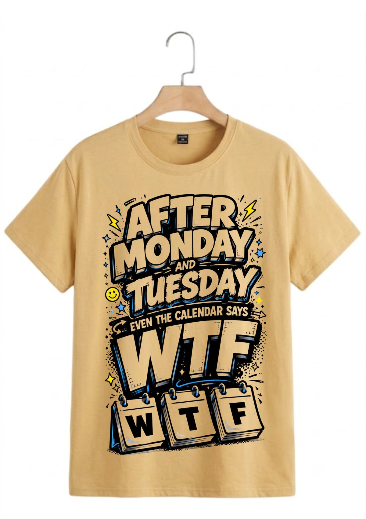 WTF Quote Graphic Oversized T-Shirt for Men | 100% Cotton | 220 GSM | Tee Firm