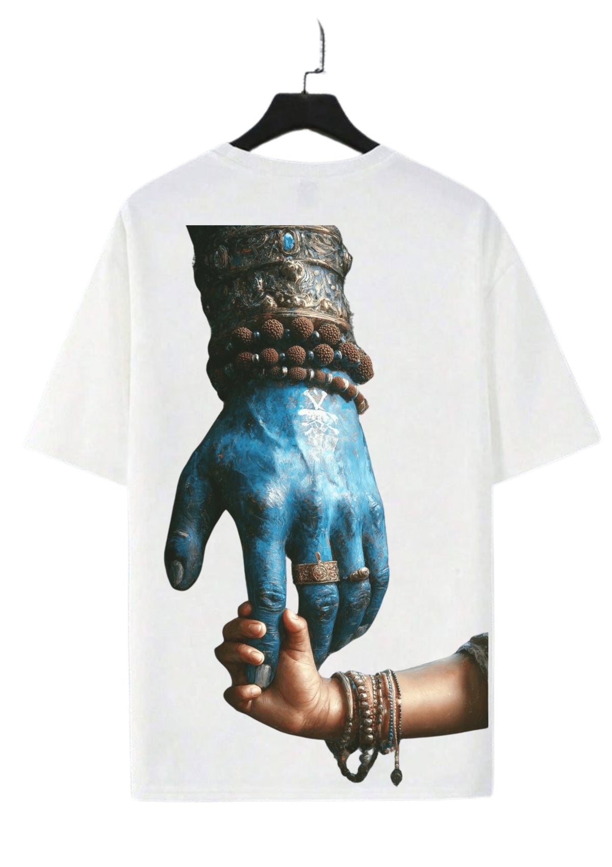 Premium Mahadev Blessing Back Print Oversized T-Shirt for Men | 100% Cotton | 220 GSM | Tee Firm