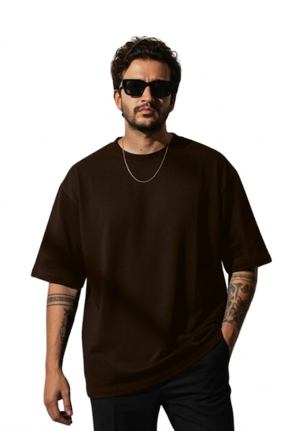 Colorful Owl Graphic Oversized T-Shirt for Men | 100% Cotton | 220 GSM | Tee Firm