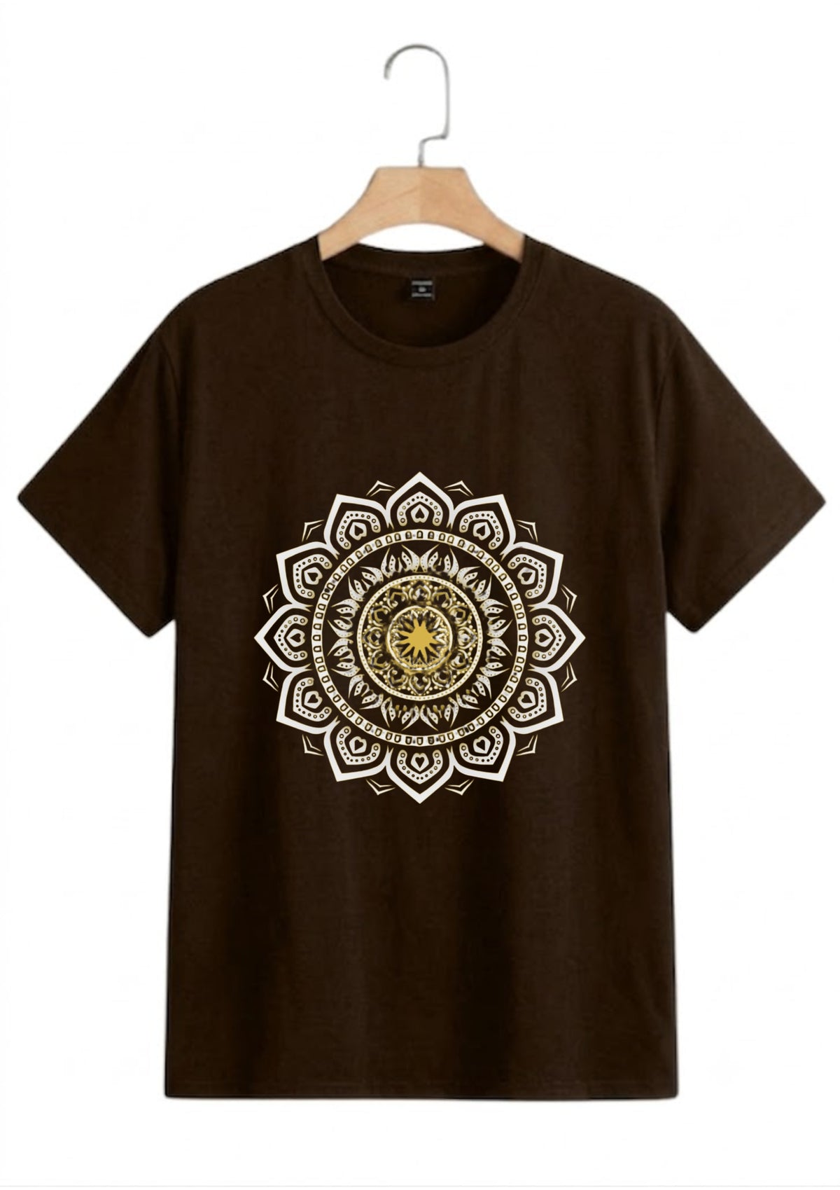Mandala Graphic Oversized T-Shirt for Women | 100% Cotton | 220 GSM | Tee Firm