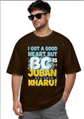 BC Juban Graphic Oversized T-Shirt for Men | 100% Cotton | 220 GSM | Tee Firm